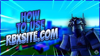 HOW TO USE RBXSITECOM 2021 [upl. by Quillan443]