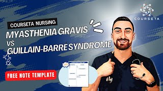 Myasthenia Gravis vs GuillainBarré syndrome  Nursing School NCLEX  Courseta Nursing [upl. by Acirtal]