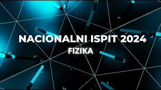 Nacionalni ispiti 2024  Fizika riješeni primjer računskog zadatka [upl. by Skees]