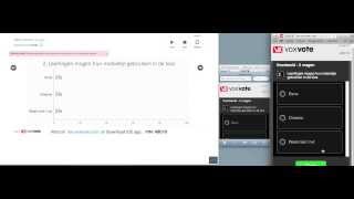 VoxVote  Instructie video Nederlands deel 1 van 2  Mobile Voting [upl. by Enaht]