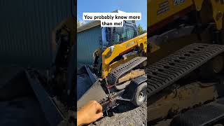 DOT tie down Chains and binders on my skidsteer and excavator [upl. by Slinkman]