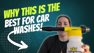 Review of Foam Gun Car Wash Sprayer [upl. by Aihsened]