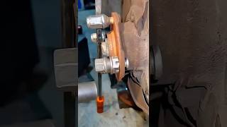 How to change wheel stud 🎉 machine youtubeshorts automobile [upl. by Horatius]