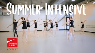 Summer Intensive Promo  Colorado Ballet Academy [upl. by Dumanian410]