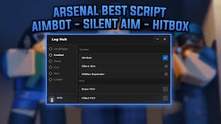 Arsenal Script Aimbot  Silent Aim No Key Pastebin  Fluxus Delta Arceus X [upl. by Senoj]