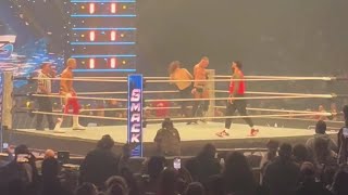 Cody Rhodes Sami Zayn amp Jey Uso vs Bron Breakker Carmelo Hayes amp Ludwig Kaiser After WWE Smackdown [upl. by Nyad]