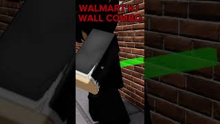 KJ FROM WALMART Wall Combo kj wallcombo walmart shorts thestrongestbattlegrounds tsb [upl. by Leena]