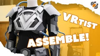 Armor Painting and Assembly – VRtist Jazza Collab – Part 2 [upl. by Tawney]