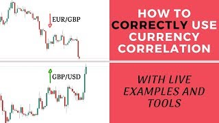 How to use Currency Correlation CORRECTLY tools and live examples  FOREX [upl. by Anitel]