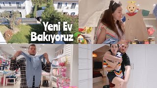 YENİ EV BAKMAYA GİTTİK🏡 bebek alışverişi 👼🏼🛍 [upl. by Norrek]