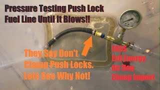 Not all Push Lock Hose’s are equal Push Lock AirDog FASS Evil Energy and Cheap Import Hose [upl. by Oiciruam]