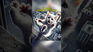 DUEÑA TIRA A SU GATITO😢 cat short viral shortviral gato gatito mascota ia historia gatito [upl. by Aryan]