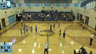 St Mary Catholic High School vs LaonaWabeno Womens Varsity Volleyball [upl. by Terrye]