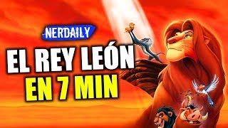 El Rey León EN 7 MINUTOS [upl. by Rydder]