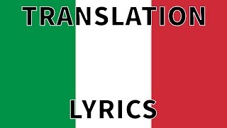 ITALY National Anthem English Lyrics and Translation short version Inno nazionale Italiano [upl. by Tloc]