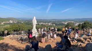 WOW  Tom Medjugorje Live from Apparition Hill Medjugorje [upl. by Sorvats846]