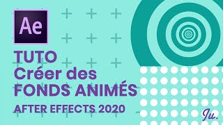 TUTO After effects 2020  Créer des FONDS ANIMES BACKGROUND en motion design [upl. by Eyahsal]