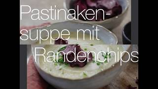 Pastinakensuppe mit Randenchips  Rezept von Betty Bossi amp Miele [upl. by Nibor]