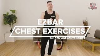 Home Workout Chest Blaster With The EzToned EzBar [upl. by Ayad36]