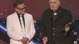 Robin Williams presents an award to Jonathan Winters [upl. by Poler310]