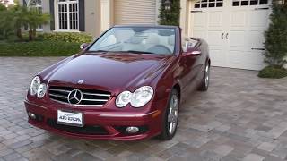 2005 Mercedes Benz CLK500 Cabriolet Review and Test Drive by Bill  Auto Europa Naples [upl. by Sesilu]