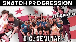 Snatch Progression DC Seminar [upl. by Basso860]