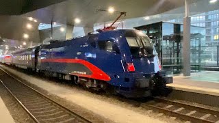 Der neue oebb nightjet am Wiener Hauptbahnhof Wie soll man bei soo viel Luxus schlafen können [upl. by Yuh849]