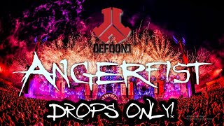 HARDCORE DROPS ONLY Angerfist  Defqon1 2024 [upl. by Seuqcaj]