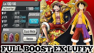 FULL BOOST EX LUFFY GAMEPLAY [upl. by Nnylyrehc]