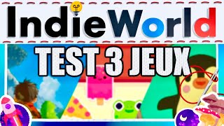 NOUVEAUX JEUX NINTENDO SWITCH  INDIE WORLD EUROPA STITCH ET PLUS [upl. by Enirac]