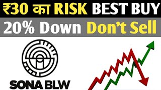 Sona BLW share ₹30 का Risk best Buy 🔥😭 Sona BLW Share latest news Sona BLW Stock Sonacoms share [upl. by Nivahb]