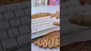 ASMR 🎶 Amazing Keyboard unboxing ft kemovekeyboard  shorts diy [upl. by Sairacaz]