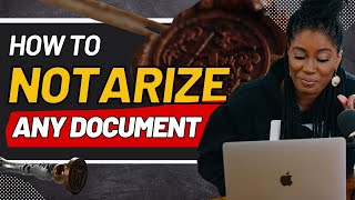 How to Notarize Any document [upl. by Yniar]