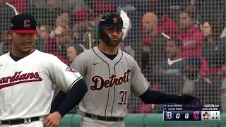 MLB The Show 24  AL Division Series Detroit Tigers vs Cleveland Guardians Game 5 [upl. by Carmela]