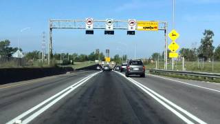 Louis Hippolyte Lafontaine BridgeTunnel northbound [upl. by Nnylyrehc]