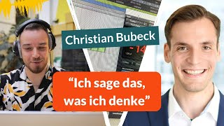 Sein Podcast eckt an Immobilienmakler Christian Bubeck [upl. by Aneema]