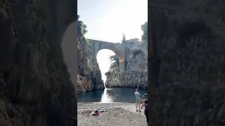 Fiordo di Firore visto através da praia italy amalficoast travel [upl. by Amorita]