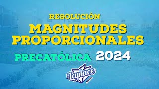 Magnitudes Proporcionales Guía Precatolica 2024 Ejercicios Impares [upl. by Bev]