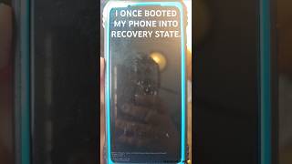 I once booted my phone into recovery state 🥲 recoverymode recovery android shorts [upl. by Nash]