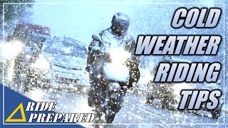 Winter or Cold Weather Motorcycle Riding Tips  Ride Prepared [upl. by Ainwat]