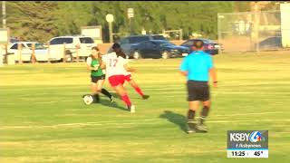 Cuesta Allan Hancock fall in womens soccer SoCal Regionals [upl. by Ert]