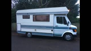 Mercedes Auto Trail Navajo 207d Classic Motorhome [upl. by Japheth]