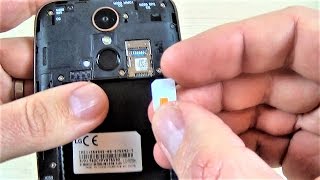 LG K10 2017  How to Insert SIM and Memory SD Card [upl. by Berte]