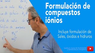 Formulación de compuestos iónicos binarios FORMULACIÓN INORGÁNICA 6 [upl. by Silma]