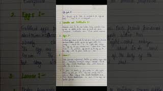 Ancylostoma duodenale zoology 3rd year hand written notes biology viralshorts likeandsubscribe [upl. by Barthel]