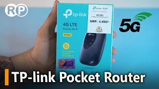 TPLink M7200 150MBPS 4G LTE Sim Supported Portable Hotspot Pocket Router  Pro Gadget Savvy [upl. by Hannon]