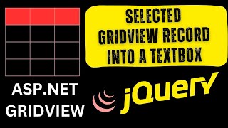 Select Display Gridview Row In ASPNET c using jquery [upl. by Acimad460]