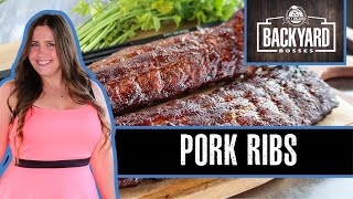 Smoked Pork Ribs  Pit Boss Grills [upl. by Yecram]