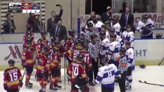 Ice Bears vs Rivermen End of Game Fight [upl. by Ahseym]