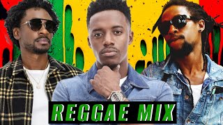 Reggae Dancehall Riddims Mix 2024 Jah Cure Chris Martin Alaine Busy Signal  Tinas Mixtape [upl. by Odlonyer98]